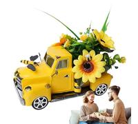 Pour Camion Vintage - 8,66 x 4,21 x 4,53 pouces Décoration De Modèle De Voiture Pour Camion Décoration De Voiture Vintage En Résine Créative | Décorations De Vacances Table À La Maison Table