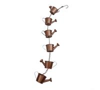 pour chaîne de Pluie Décorative pour en Fer 1M pour Toiture | Design pour créatif, écoulement visible, élément décoratif unique, attire le regard, ambiance zen(Kettle)