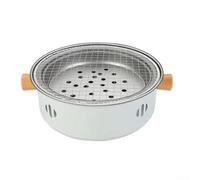 pour cheminée d'allumage 6L Acier Inoxydable pour Barbecue Portable - Allumage Rapide Liquide Isolante Camping Pique-nique Grand Format(white)