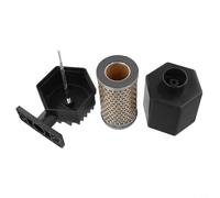 pour compresseur Air 2090 Bicylindre Hexagonal Silencieux pour | Coque plastique ronde, réduction bruit, métal pour robuste, construction , usage long terme