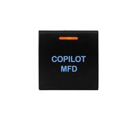 Pour Corolla bouton poussoir interrupteur lumière ambre chauffage Interrupteur Bouton Momentané Bouton(COPILOT MFD)