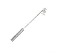 pour couteau pour désherbeur Acier Inoxydable 4 Dents Racines | 4 dents acérées, extraction facile, idéal pissenlits chardons, conception fiable, travail rapide