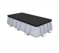 pour couverture pour feuilles Piscine 15FT Imperméable PE pour | Maille respirante, évacue vapeur, empêche eau croupie, corde incluse, diamètre 8 pieds(E)