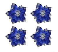 pour déco Florale Noël pour Couronnes et Guirlandes Festives(Blue) | Polyéthylène pour durable, résistant à la casse, ne se décolore pas, usage prolongé, saison des fêtes