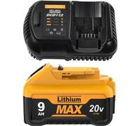 Pour DeWalt 20V, batterie de rechange DCB200, 9000 mAh 21700 Li-Ion, compatible avec DCB182/DCB180/DCB181, bleu