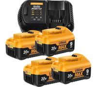 Pour DeWalt 20V, batterie de rechange DCB200, 9000 mAh 21700 Lithium-Ion, marron, rechargeable, compatible avec DCB182/DCB180/DCB181