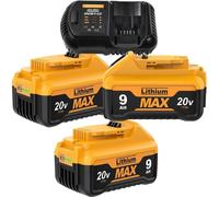 Pour DeWalt 20V, batterie d'outillage DCB200 Li-Ion, 9000 mAh 21700, rechargeable, compatible avec DCB182 DCB180 DCB181, or