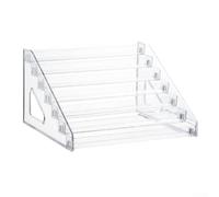 pour étagère Acrylique Transparente 3 Niveaux Design Escalier(7 Layers) | Design escalier transparent, visibilité optimale, pour idéal petits objets, acrylique , montage rapide