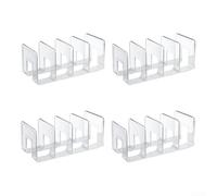 pour étagère de Rangement Modulaire Ajustable 4 pour étagère(4) | Modulable et ajustable, s'adapte aux placards, optimise l'espace vertical, installation rapide