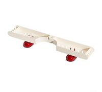 pour étagère Douche Ventilée Grille Drainage Rapide pour étagère(White) | Installation perçage, base double stable, finition lisse, , 64cm de long