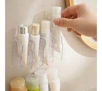 pour étagère Suspendue Crème Mains Nettoyant Visage Plastique(Transparent)