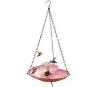 pour fontaine à énergie solaire à suspendre décorative | Fontaine avec mangeoire pour extérieur, jardin, cour, pelouse, balcon, alimentation de salle de bain