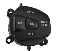 Pour Ford pour Fiesta Boutons Multifonctions Volant | Commutateur de direction multifonction Boutons du régulateur de vitesse côté droit(Right-RED Light)