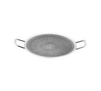 pour gril Coréen 316 pour surface Lisse 38cm Famille pour gril(34cm) | Design pour gril coréen, pour surface lisse idéale poisson, 38cm large, repas partagés en famille, gris élégant