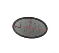 pour gril en Fonte Naturelle 27x17cm pour Viandes et Légumes - Poêle à Frire Ovale Antiadhérente pour idéal pour BBQ Téppanyaki Maison pour plein Air(B)