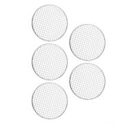 pour gril Rond en Fer 5pcs 25cm Résistant Chaleur BBQ pour(33CM) | Fer pour robuste, résistance haute température, pas de déformation, maille 11mm, pour idéal barbecue
