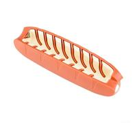 pour guillotine à Saucisson ABS 22.8cm Tranche Rapide pour(Orange) | Plastique ABS , rapide, design ergonomique, pour idéal apéro, nettoyage facile