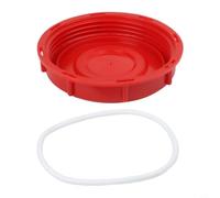 Pour ibc Tote Tank Cover Couvercle 163 mm HDPE avec joint pour IBC (Rouge)