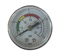 Pour Intex 11224 Kit de remplacement de manomètre de 35,6 cm et 40,6 cm, pompes à filtre à sable, système de surveillance d'équipement de piscine en acier inoxydable, Ø 50 mm