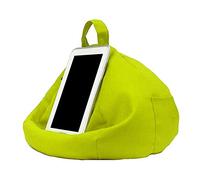 pour iPad Tablet support de coussin, Portable mignon conique sac de haricot tablettes Support oreiller pour n'importe quelle taille,avec sac côté téléphone, confort mains libres à n'importe quel angle