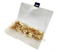 pour Kit de 320 Cosses à Fourche Dorées Isolées pour Électrique | Matériel de bricolage, Raccordement sécurisé, Pièce de rechange, pour outillage pour professionnel