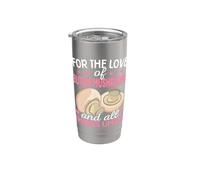 Pour l'amour des champignons de Paris et de tout ce qui concerne l'umami Gobelet isotherme en acier inoxydable double paroi