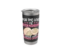 Pour l'amour des champignons de Paris et de tout ce qui concerne l'umami Gobelet isotherme en acier inoxydable double paroi