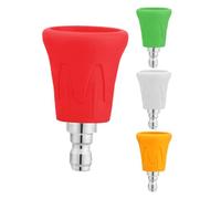 pour laveuse à pression,de buse pour laveuse à pression de pulvérisation à | 4 de lavage sous pression Accessoires, kit de rinçage à plusieurs degrés pour buse lon