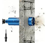 Pour le Béton Lourd | L460mm Ø192mm 1¼" UNC | avec Adaptateur SDS PLUS | Trépan Couronne de Forage à sec et Humide | Scie Cloche Diamètre Chantier Carrelage pour Maçonnerie Pierre Granit Brique