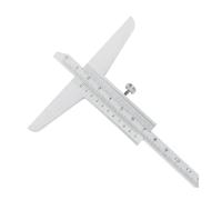 pour le bricolage/la maison Jauge de profondeur pied à coulisse étriers en métal outils travail du bois outil mesure calibre jauges acier 150 200 300mm(Depth Caliper 0-300)