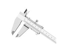 pour le bricolage/la maison Pied à coulisse en acier au carbone, 0-150/200/300 mm, vis de blocage, par Depth Ruler(0-150mm BOX)