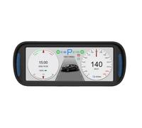 Pour le modèle 3/Y HD, commande centrale, écran 6.8 pouces, Installation sans perte d'un instrument LCD multifonction Lampe Voiture de Test,Voltmètre numérique