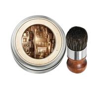 pour les meubles en bois | Protectrice portable avec brosse 70g - Crème bois et meubles - Pour tables, chaises, placards, portes, châssis de fenêtre, escaliers, plateaux, cadres photo, sols