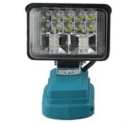 pour lumière de Travail Fil LED 18V pour lumière de Travail | Projecteur Portatif Étanche IP67 Batteries BL1830 BL1815 BL1860, Lampe pour torche Puissante pour