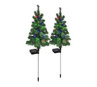 pour lumière pour arbre De Noël Jardin 82cm Résistante Vert | Fabriquée pour en plastique solide pour usage extérieur attire le regard grâce à sa couleur verte illuminée pour la