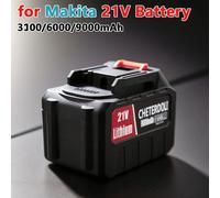 Pour Makita 21V 9.0Ah batterie intelligente 5S3P Li-ion Pack 2H charge rapide Protection contre la surchauffe pour outils électriques perceuses certifiées de sécurité 2Pcs-6Ah