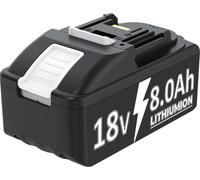 Pour Makita, batterie de rechange 18V Li-Ion, bleu ciel, compatible avec BL1830/BL150B/BL1860B, pour marteaux perforateurs/outils électriques