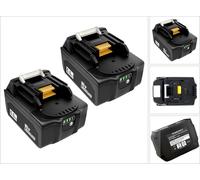 Pour Makita Batterie Power Set 18V 2x batterie 6,0Ah BL1850B ( 197280-8 ) pack double