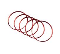 Pour Mercedes Pour Benz AB CLA GLA 180 200 220 260 Lot 5 Anneaux Décoratifs Pour Boutons Et Bouches D'aération Climatisation Automobile Décoration Intérieure Voiture(Red)
