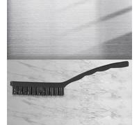 Pour mini brosse métallique en acier de qualité industrielle en laiton et poils en nylon pour le nettoyage de la rouille, le polissage et l'entretien multi-surfaces (nylon)
