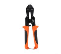 Pour mini coupe-boulons de 20,3 cm, câble professionnel pour boulons en fil de cuivre - Outil avec finition chromée pour serrurier 215 mm (poignée bicolore)