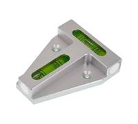 Pour mini niveau à bulle type T pour camping-car et caravane - Outil de nivellement à bulles magnétique compact avec cadre en aluminium pour un alignement vertical horizontal précis dans les