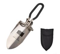 pour mini Pliante 22cm Légère 123g pour mini Pliante 22cm Légère | Acier inoxydable pour robuste, pliage compact 14cm, pour poids plume 123g, de rangement, idéal camping(Black)