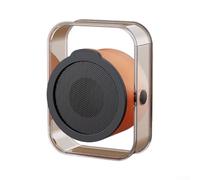 pour mini pour chauffage Soufflant 500W Rapide - pour radiateur Électrique Portable Céramique pour Bureau et pour chambre Silencieux 19x10.5x23cm(EU(Orange）)