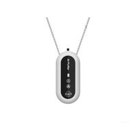 pour mini Purificateur d'Air 48g Léger pour mini Purificateur | Ionisation négative, air frais, design compact 80mm, plastique ABS , argent(White)