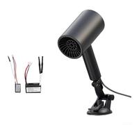 pour mini Radiateur Soufflant 12V Purificateur Air Ioniseur Négatif | Chauffe instantanée, dégivrage rapide, flux d'air dirigé, sécurité conduite, hiver froid(B Air purification)
