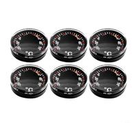 pour mini Thermomètre Humidité Intérieur Précision ±1°C pour(6PCS) | Format 2x2cm ultra-compact, léger 21g, ne pas pour vue conducteur, sécurité maximale