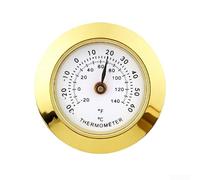 pour mini Thermomètre Hygromètre Encastrable pour précis pour affichage LCD(Gold27 Thermometer)