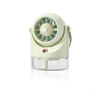 pour mini Ventilateur de Bureau, Brumisateur USB 3 Vitesses(Green) | Pour le bureau à la maison, brumisation rafraîchissante, idéal pour adultes, plastique ABS , taille compacte 97mm