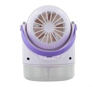 pour mini Ventilateur de Bureau, Brumisateur USB 3 Vitesses(Purple) | Pour le bureau à la maison, brumisation rafraîchissante, idéal pour adultes, plastique ABS , taille compacte 97mm